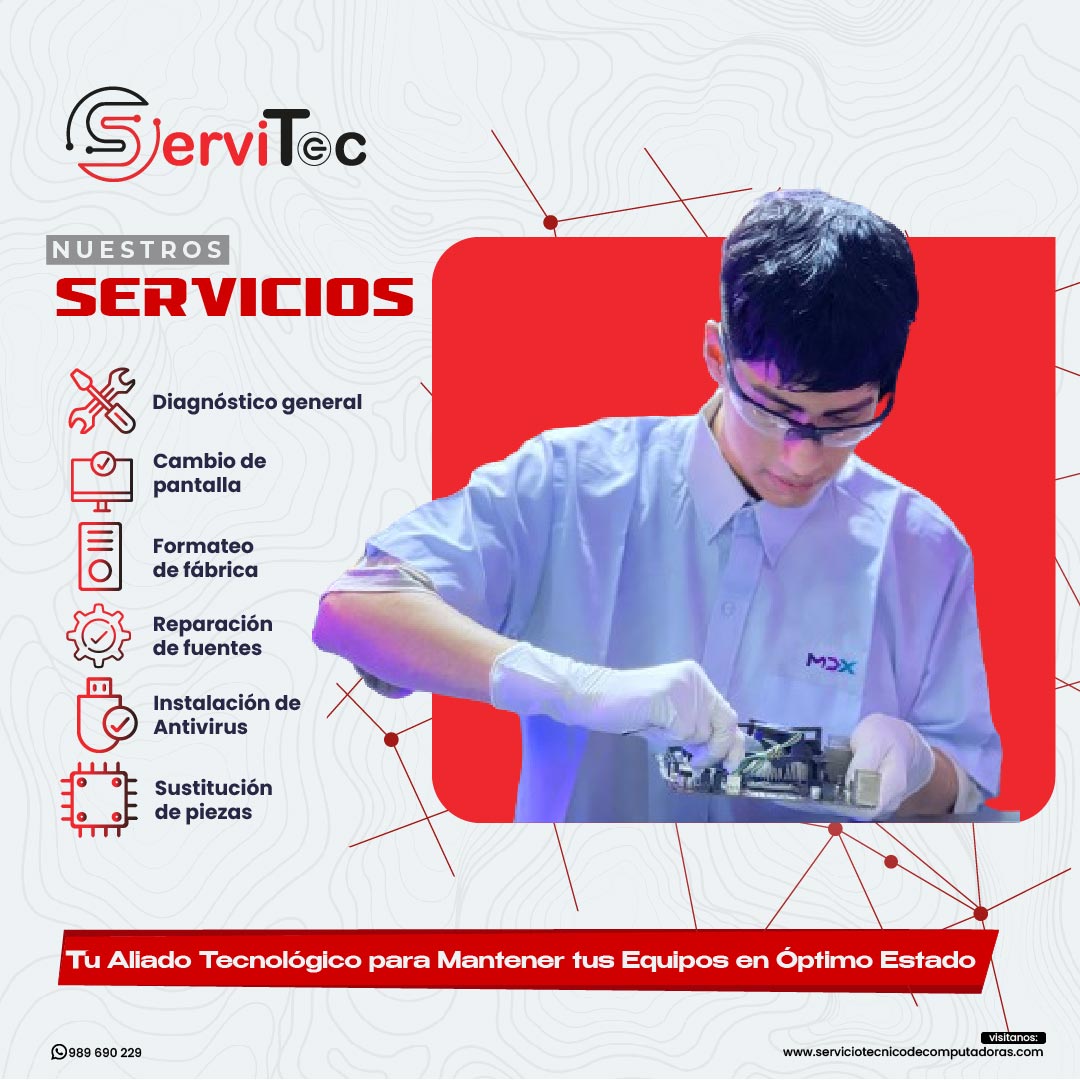 Soluciones Tecnológicas a tu Alcance Servitec tu Socio en Servicio Técnico